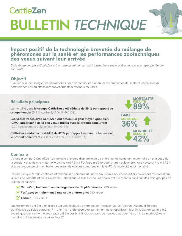 Bulletin technique CattleZen